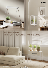 HGS09 Series & HGS10-1MB Minimalist Indoor LED Plant Stands