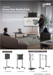 TT09 Series-Heavy-Duty Stands Carts for Interactive Displays