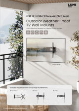 LP42-W / LPA84-W Series & LPA69-466W Outdoor Weather-Proof TV Wall Mounts