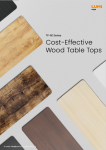 TP-RE Series Cost-Effective Wood Table Tops