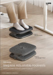 FR18 Series Stepless Adjustable Footrests