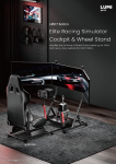  LRS17 Series Elite Racing Simulator Cockpit & Wheel Stand