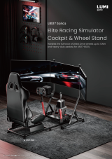  Elite Racing Simulator Cockpit & Wheel Stand