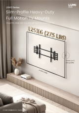 LPA93 Series Slim-Profile Heavy-Duty  Full Motion TV Mounts