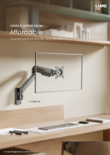 LDA112 & LDA112E Series Affordable Counterbalance Monitor Wall Mounts