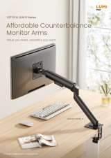 LDT113 & LDA113 Series Affordable Counterbalance Monitor Arms