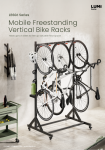 LBS06 Series-Mobile Freestanding Vertical Bike Racks