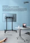 TTL14-68 Series-Motorized Large TV Carts-Stand