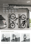 LBM12 Series EasyLift Vertical On-Wall Bike Racks