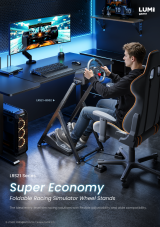 LRS21 Series Super Economy Foldable Racing Simulator Wheel Stands