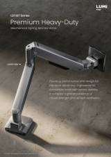 LDT107 Series Premium Heavy-Duty Mechanical Spring Monitor Arms