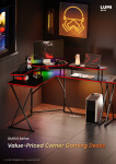 GMD18 Series-Value-Priced Corner Gaming Desks