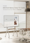 TT23 Series Minimal Heavy-Duty TV Carts