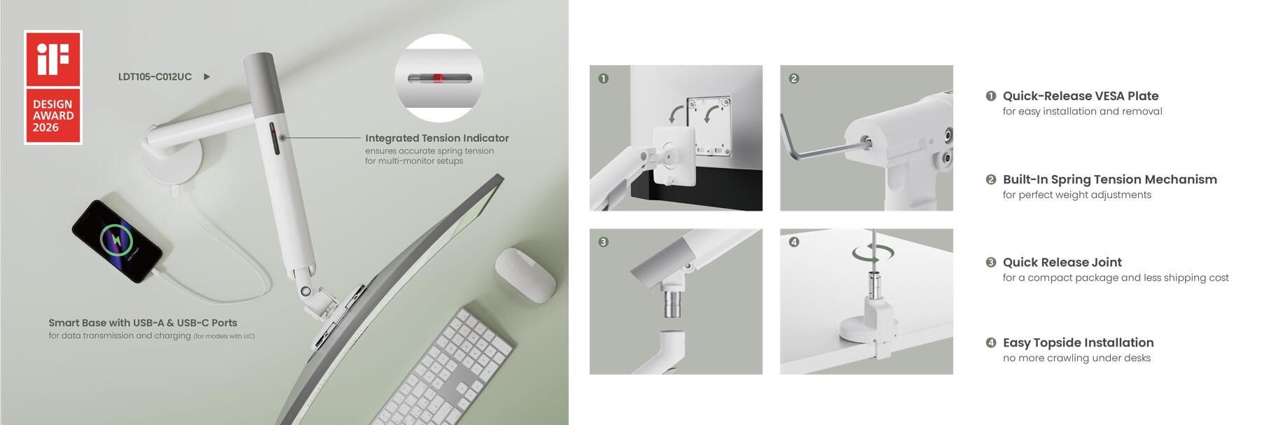 Key features of LDT105 Series