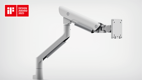 Hercules Heavy-Duty Gas Spring Monitor Arms