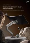 LDT74 & LDA74 Series-Economical Heavy-Duty Monitor Arms