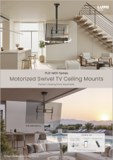 PLB-M09 Series Motorized Swivel TV Ceiling Mounts