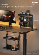 DET06 Series-Clamp-On Organizer Shelves