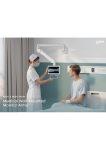 MED11 & MED12 Series Medical Wall-Mounted Monitor Arms