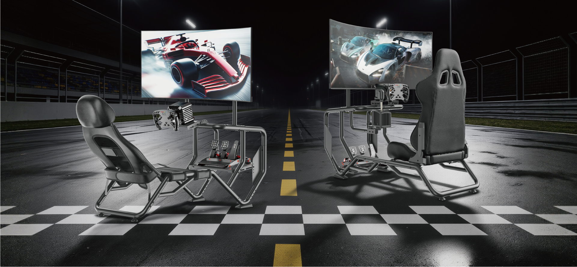 Compact Racing Simulator Cockpits