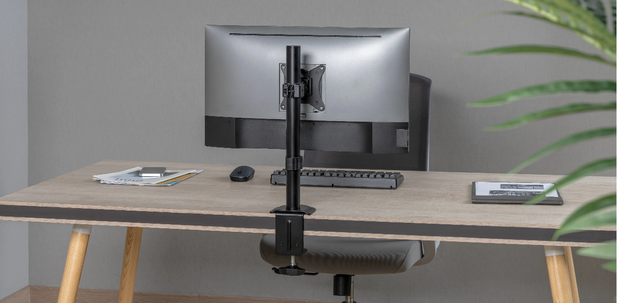 monitor mount, types of monitor mounts, multi-monitor arms, adjustable monitor mount, VESA compatibility