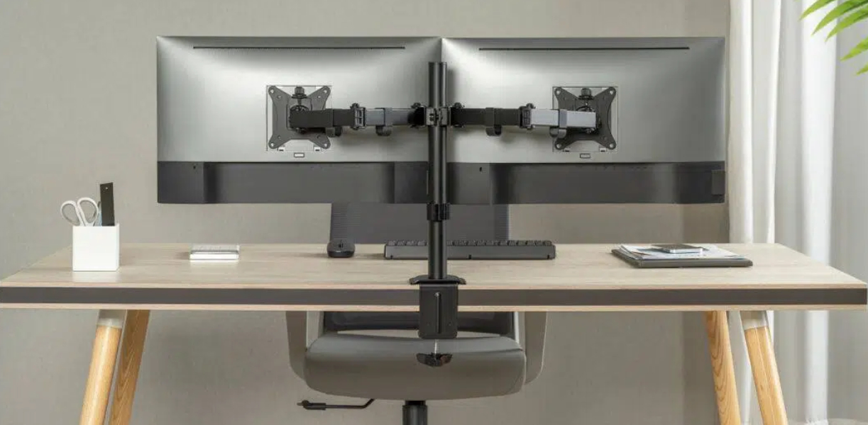 monitor mount, types of monitor mounts, multi-monitor arms, adjustable monitor mount, VESA compatibility