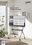 TTF15-68FW Heavy-Duty Studio TV Cart