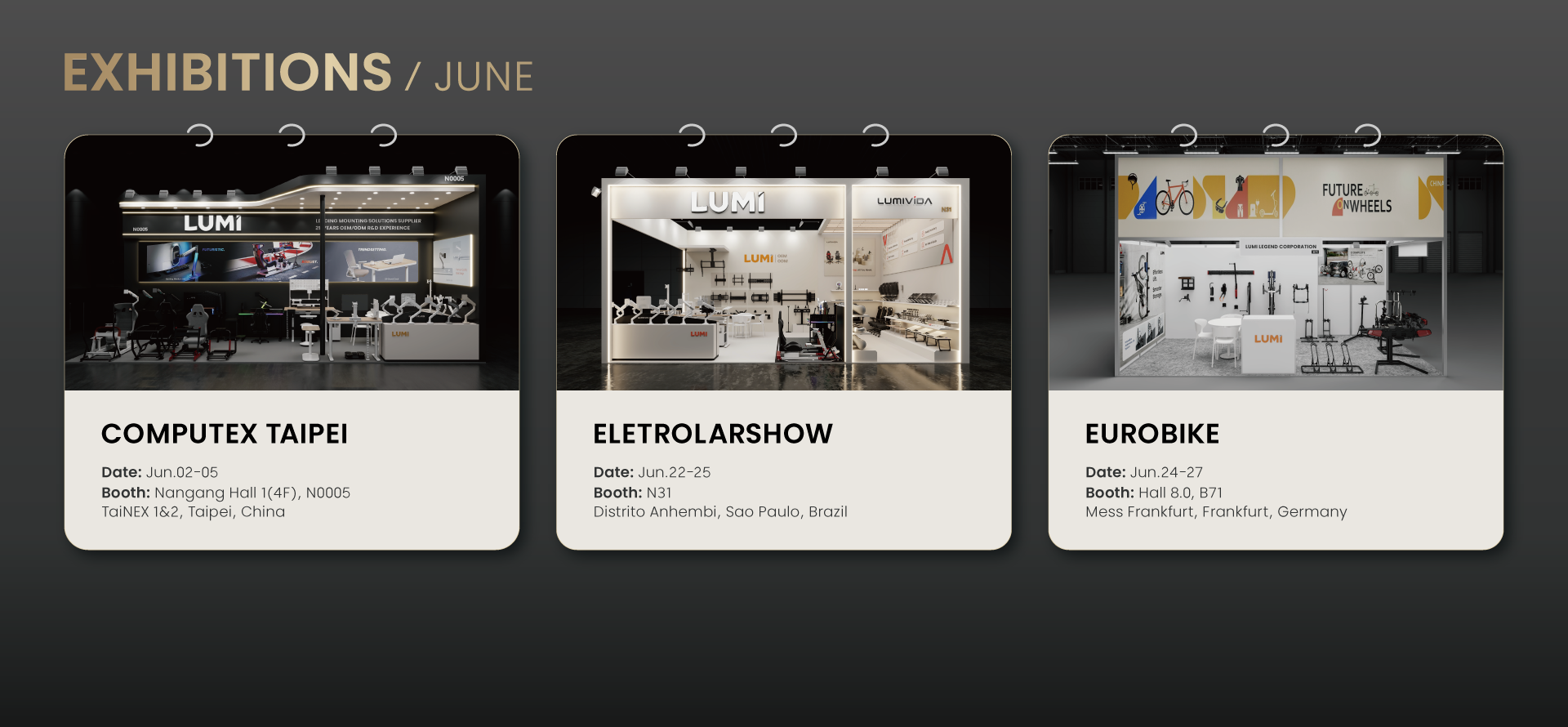 Welcome to LUMI Booth