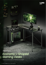 GMD19 Series Economy L-Shaped Gaming Desks