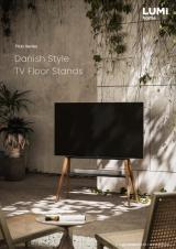 FS36 Series-Danish Style TV Floor Stands