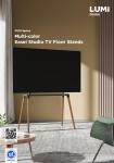 FS19 Series-Multi-color Easel Studio TV Floor Stands