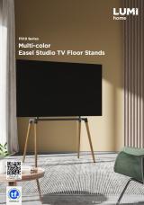 FS19 Series-Multi-color Easel Studio TV Floor Stands