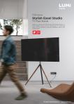FS30 Series Stylish Easel Studio TV Floor Stands