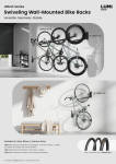 LBM16 Series Swiveling Wall-Mounted Bike Racks