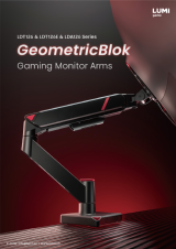 LDT126 & LDT126E & LDA126 Series GeometricBlok Gaming Monitor Arms