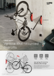 LBM18 Series Vertical Wall-Mounted Bike Lifts
