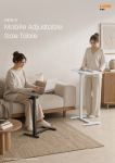 FMT02-11-Mobile Adjustable Side Table