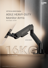 LDT132 & LDA132 Series Agile Heavy-Duty Monitor Arms