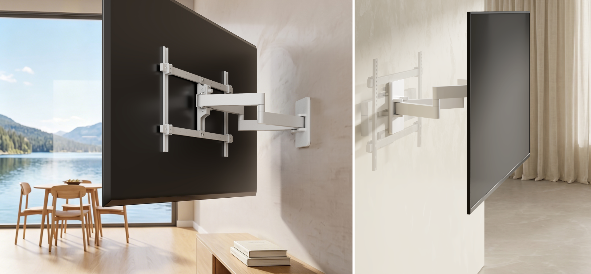 AluFlex Full-Motion TV Wall Mounts System