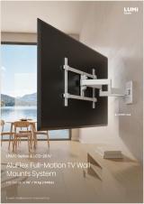 LPA90 Series & LCD-201V AluFlex Full-Motion TV Wall Mounts System