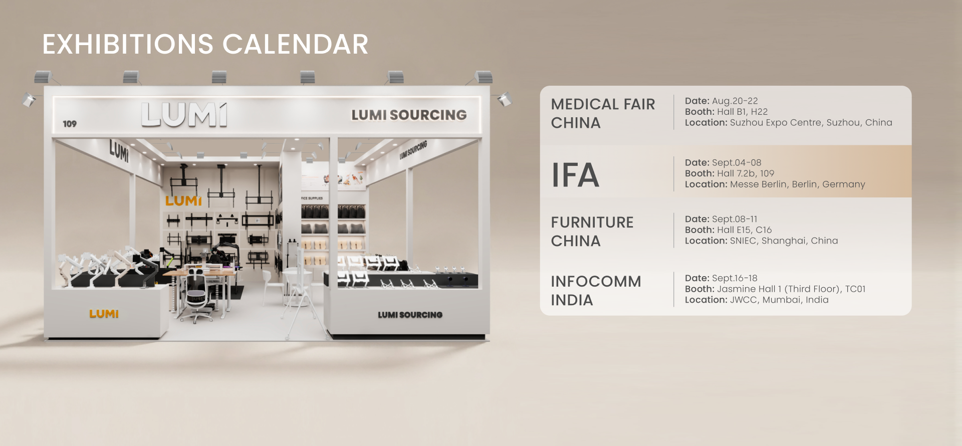 Welcome to LUMI Booth