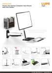 DWS02-W01 Classic Gas Spring Computer Wall Mount with CPU Holder