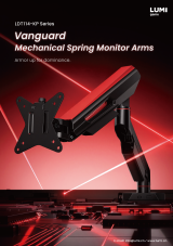 LDT114-KP Series Vanguard Mechanical Spring Monitor Arms