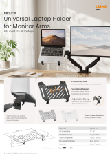 NBH13-01 Universal Laptop Holder for Monitor Arms