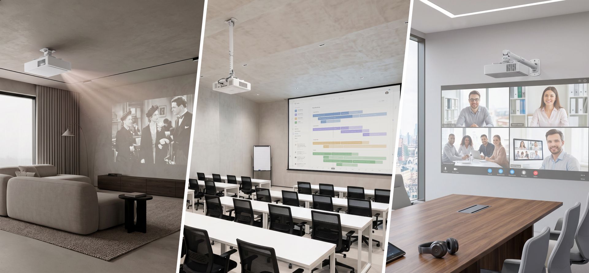 Cost-Effective Heavy-Duty Ceiling & Wall Projector Mounts
