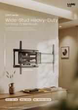 LPA99 Series Wide-Stud Heavy-Duty Full-Motion TV Wall Mounts