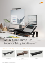 STB34 Series-All-In-One Clamp-On Monitor & Laptop Risers