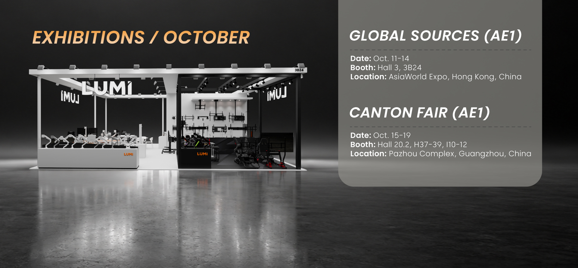 Welcome to LUMI Booth