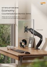 LDT112N & LDT112NE Series Economy Counterbalance Monitor Arms