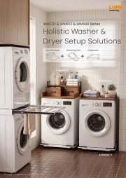 WMC01 & WMS13 & WMS08 Series Holistic Washer & Dryer Setup Solutions